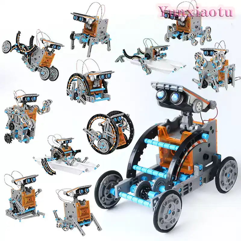 12-in-1 Solar Robot STEM Build - Stem Solar Robot Kit For Kids recension och pris