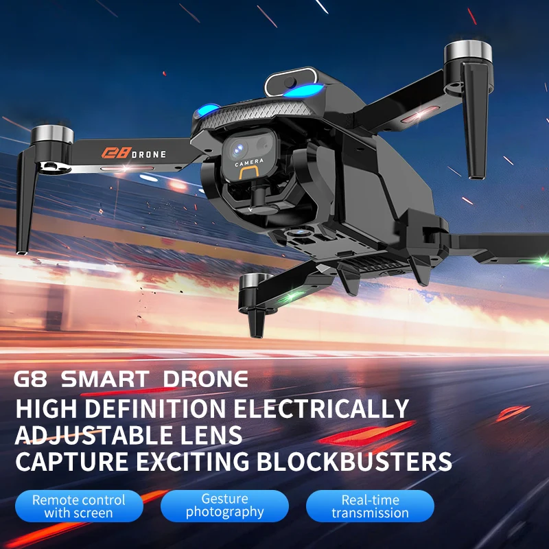 Original G8 GPS Foldable Drone - Fpv Brushless Rc Drone 4K recension och pris