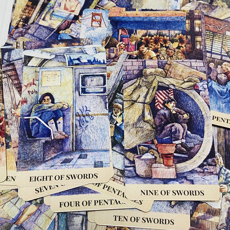 City Labyrinth Tarot Cards 78  - Tarot Cards Deck With Guidebook recension och pris
