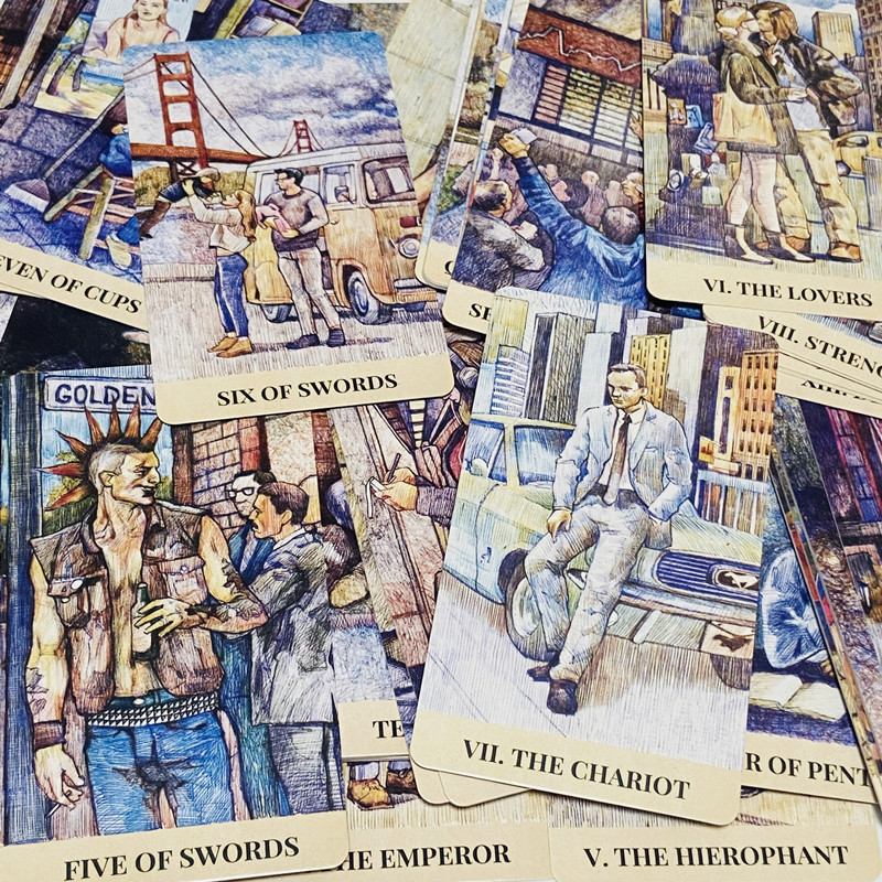 City Labyrinth Tarot Cards 78  - Tarot Cards Deck With Guidebook recension och pris