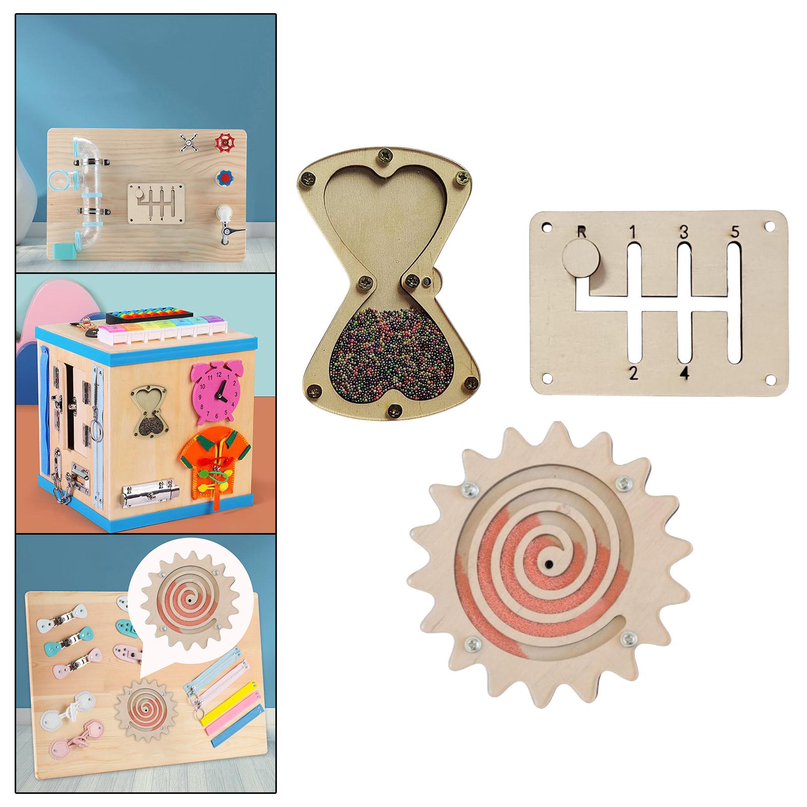 Montessori Busy Board Accessor - Montessori Wooden Busy Board Toddler recension och pris