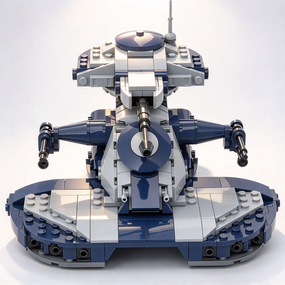 MOC Classic Star Movie Accesso - Lego Compatible Military Tank recension och pris