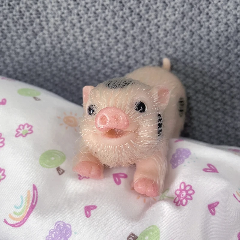 5Inch Smile Face Reborn Pig Do - Reborn Baby Doll Silicone Realistic recension och pris