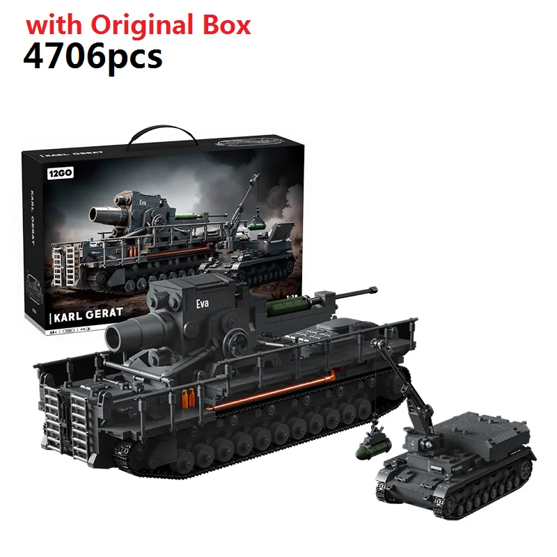 12GO 97026 4706pcs  Military K - Lego Compatible Military Tank recension och pris