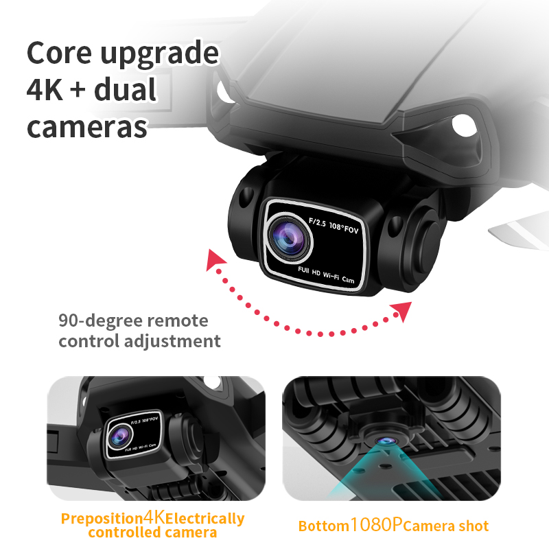 L900 PLUS GPS Drone 4K Profess - Fpv Brushless Rc Drone 4K recension och pris