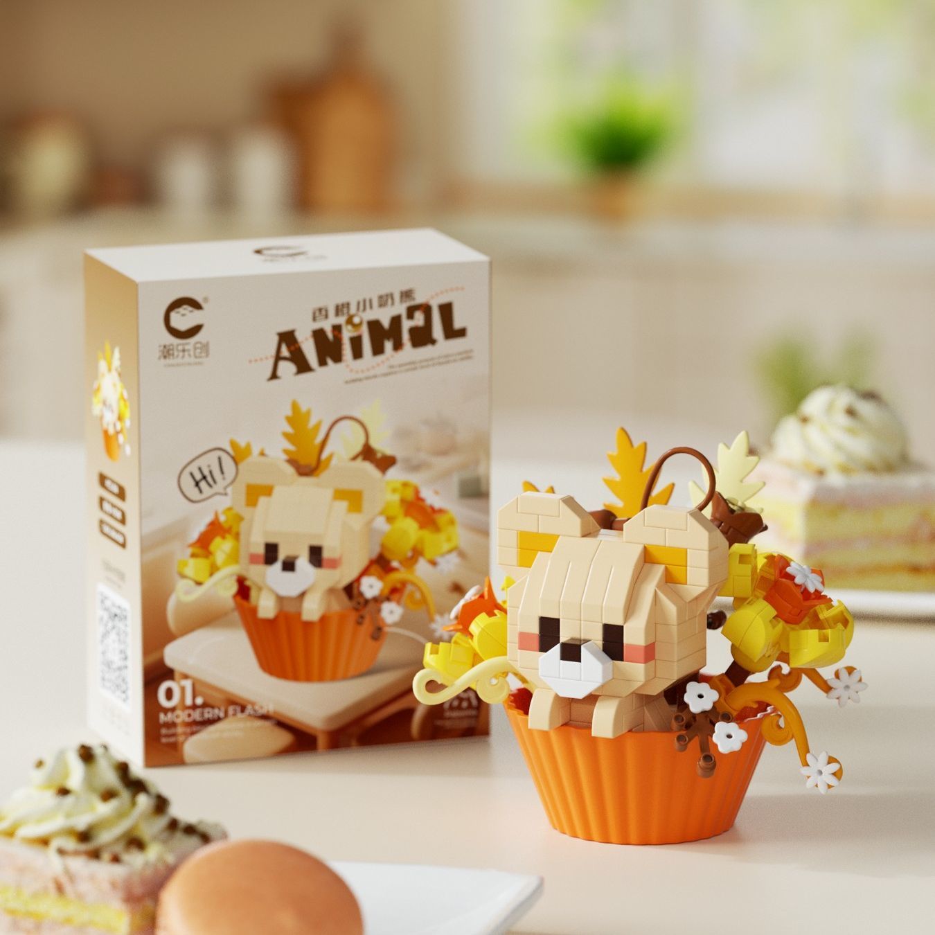 Cute dessert-style animal seri - Building Blocks recension och pris