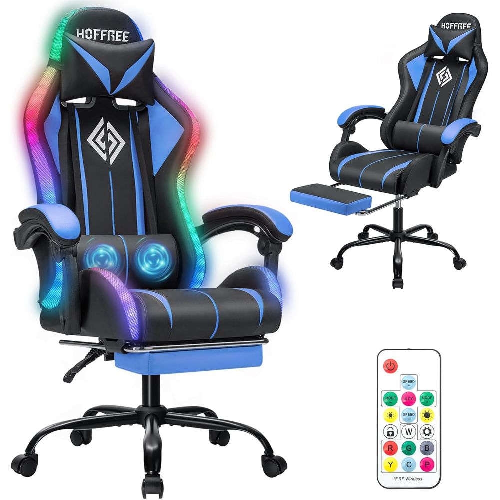 LED Gaming Chair with Massage  - Video Games recension och pris