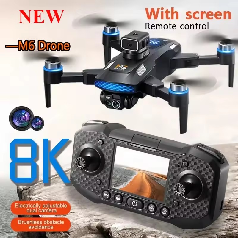 2026 NEW M6 Drone Professional - Fpv Brushless Rc Drone 4K recension och pris